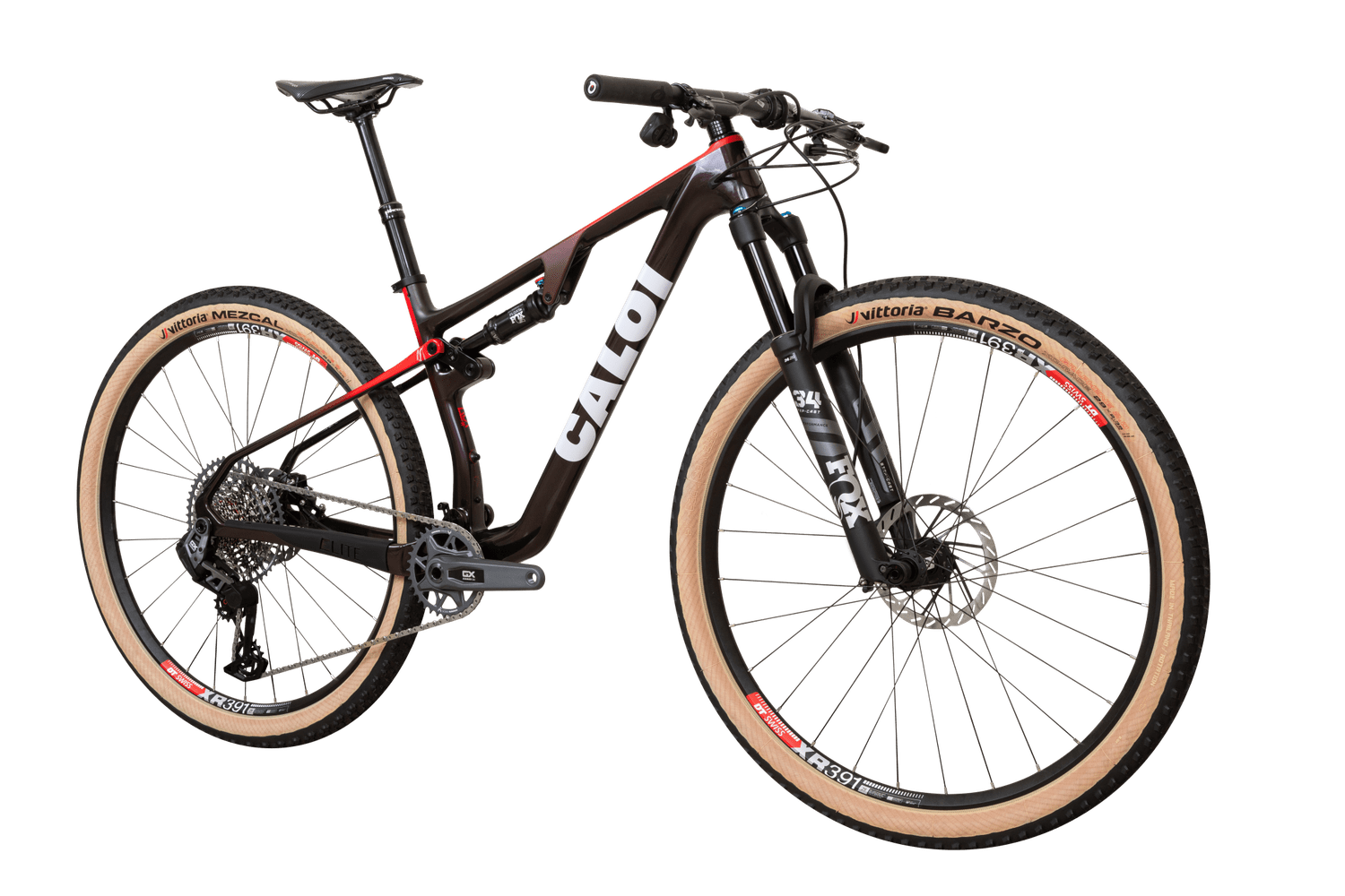 Bicicleta Caloi Elite Carbon Fs Racing Gx Axs Preto 2025