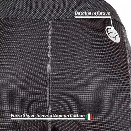Bermuda Ciclismo Mauro Ribeiro Carbon Feminina