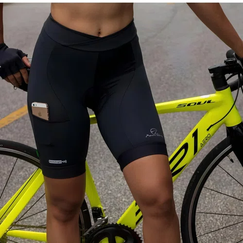 Bermuda Ciclismo Mauro Ribeiro Pocket Feminina