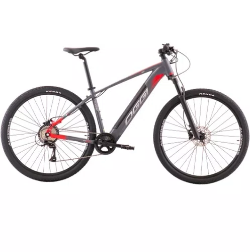 BICICILETA ELETRICA OGGI 29 BW 8.0 32KM/H 8V CINZA/VERMELHO