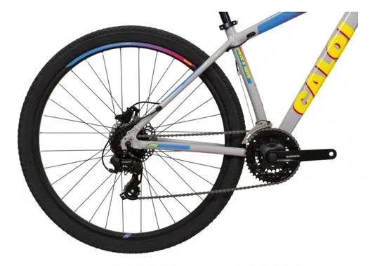 BICICLETA CALOI 29 COMP 24V CINZA 2026