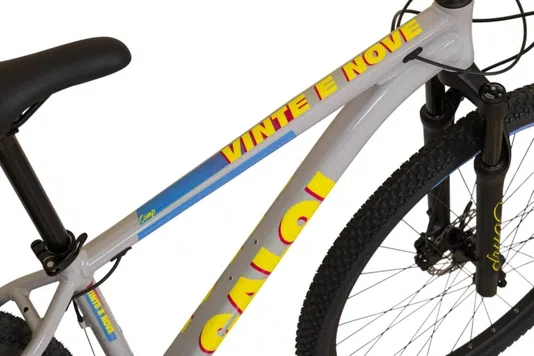 BICICLETA CALOI 29 COMP 24V CINZA 2026