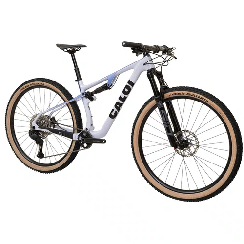 BICICLETA CALOI CARBON FS RACING DEORE DI2 BRANCA 2026