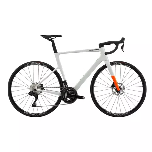 BICICLETA CANNONDALE SUPERSIX EVO CARBON 3 24V SHIMANO 105DI2 BRANCA 2024
