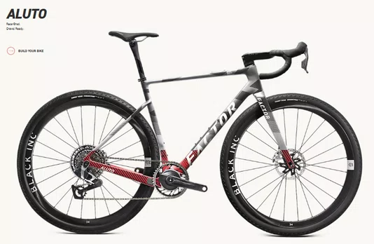 Bicicleta Factor Aluto Gravel Sram Force AXS 2026 com potêncimetro