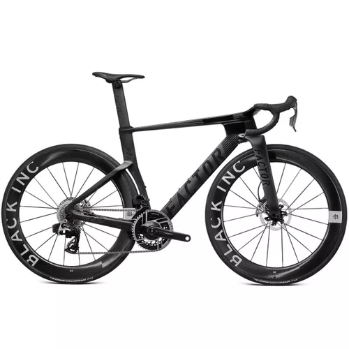 Bicicleta Factor One Sram Red Power Meter 2026 Onyx Preta