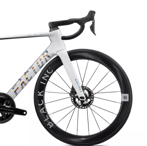 Bicicleta Factor Ostro Vam White Chrome Shimano Dura Ace Di2