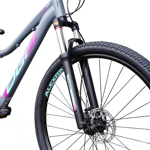 BICICLETA OGGI 29 FLOAT 5.0 SHIMANO ESSA 8V GRAFITE/ROSA