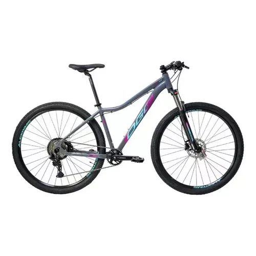 Bicicleta Oggi Float 5.0 HDS Shimano Essa 8v - Grafite/Rosa