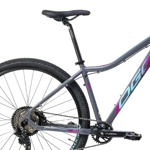 Bicicleta Oggi Float 5.0 HDS Shimano Essa 8v - Grafite/Rosa