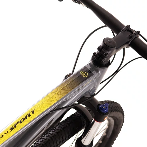 Bicicleta Oggi 29 Float Sport Shimano 21v - Grafite/Amarelo