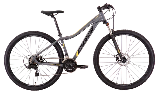 BICICLETA OGGI 29 FLOAT SPORT TOURNEY 21V Preto/Amarelo Neon