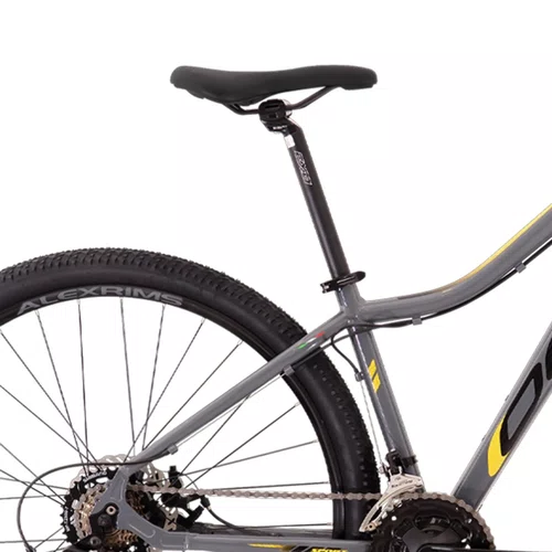 BICICLETA OGGI 29 FLOAT SPORT TOURNEY 21V Preto/Amarelo Neon