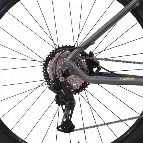 Bicicleta 29 Oggi Hacker Hds Shimano Essa 8v Grafite/Amarelo