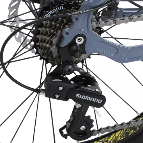 BICICLETA OGGI ARO 24 HACKER 21V ALUMINIO CINZA
