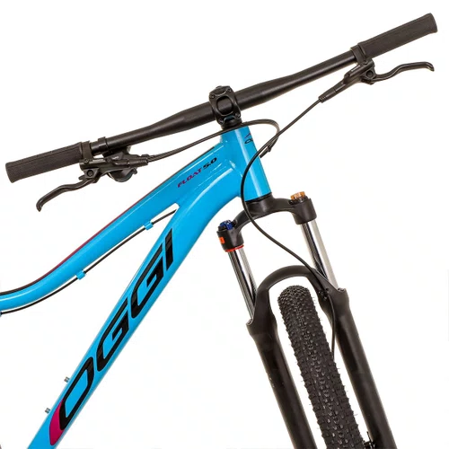 Bicicleta Oggi Float 5.0 HDS Shimano Essa 8v - Azul/Rosa