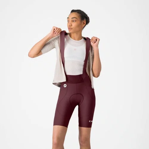 BRETELLE CASTELLI FEMININO ESPRESSO 2 W DT DEEP BORDEAUX