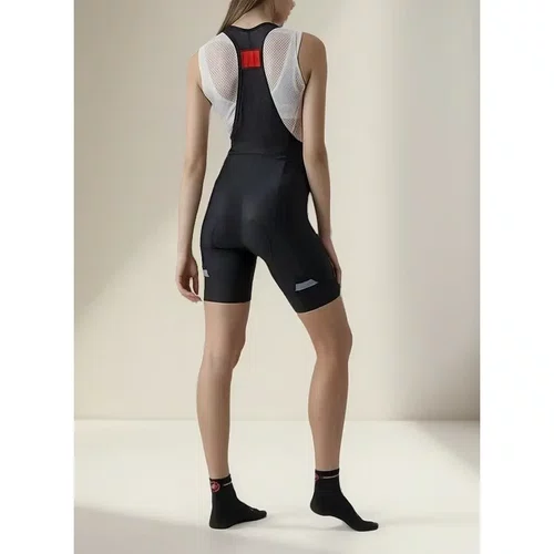 Bretelle Ciclismo Castelli Prima Feminino - Preto