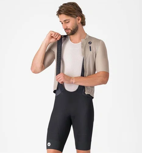Bretelle Ciclisco Castelli Endurance 4 Masculino - Preto