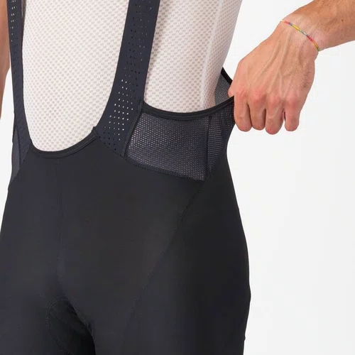Bretelle Ciclisco Castelli Endurance 4 Masculino - Preto