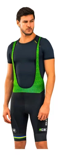 Bretelle Ciclismo Free Force Masculino Brasil Collection Cbc