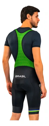 Bretelle Ciclismo Free Force Masculino Brasil Collection Cbc