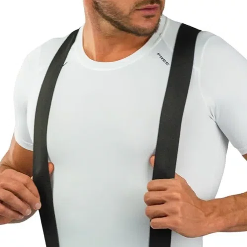 Bretelle Ciclismo Free Force Masculino Training Azul