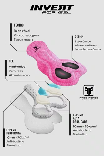 BRETELLE FREE FORCE CALCA FEMININO PERFORMANCE PRETO