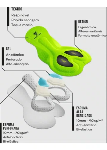 BRETELLE FREE FORCE MASCULINO ENDURANCE PRETO