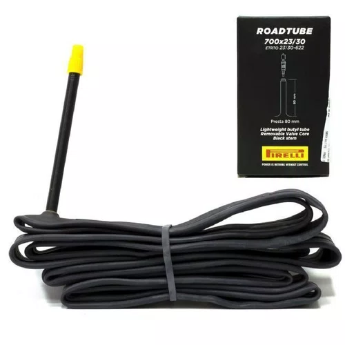 CAMARA PIRELLI 700X23/30 ROADTUBE PRESTA 80MM VALVULA REMOVIVEL