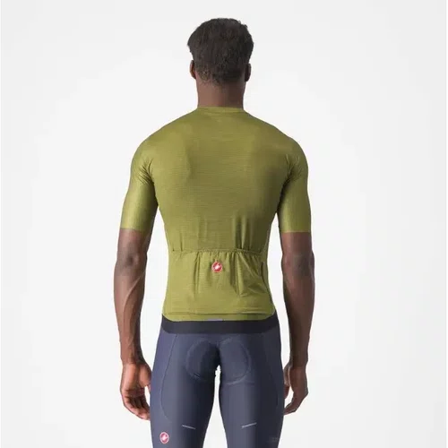 Camisa Ciclismo Castelli Masculino Espresso - Amarelo Limão