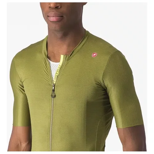 Camisa Ciclismo Castelli Masculino Espresso - Amarelo Limão