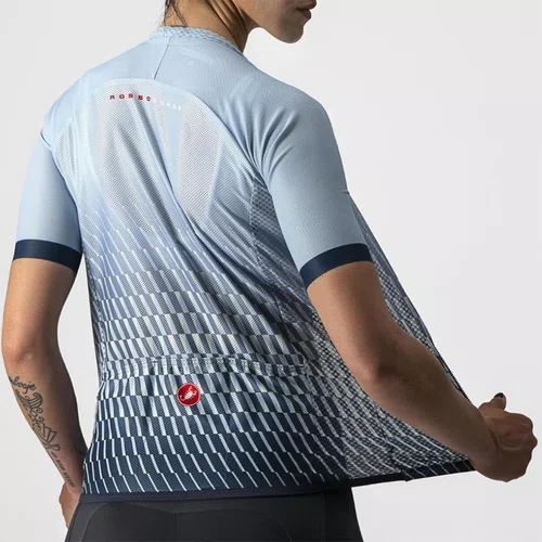 Camisa Ciclismo Castelli Feminino Climber's 2.0 Azul Claro