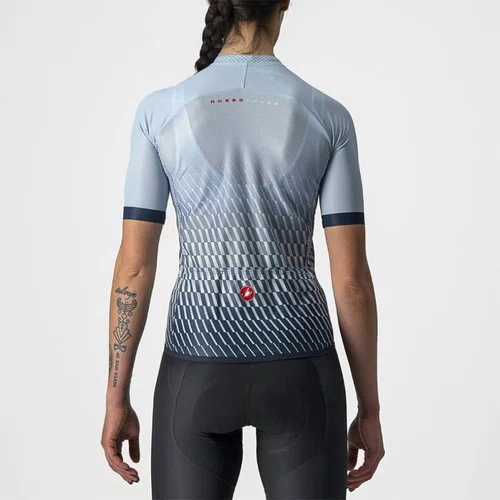 Camisa Ciclismo Castelli Feminino Climber's 2.0 Azul Claro