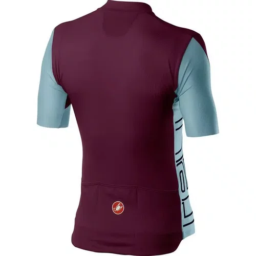 Camisa Ciclismo Castelli Masculino Entrata V - Bordô