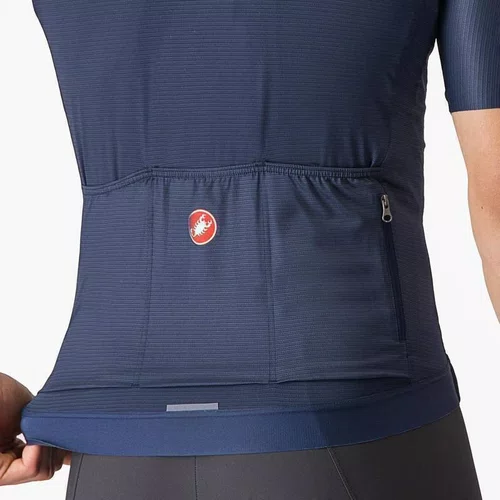 Camisa Ciclismo Castelli Masculino Espresso - Azul Belga