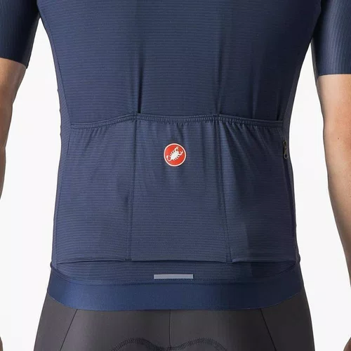 Camisa Ciclismo Castelli Masculino Espresso - Azul Belga