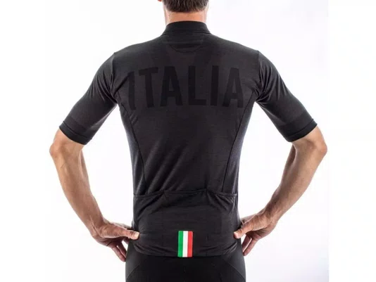 Camisa Ciclismo Castelli Masculino Italia 2.0 - Preto