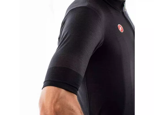 Camisa Ciclismo Castelli Masculino Italia 2.0 - Preto