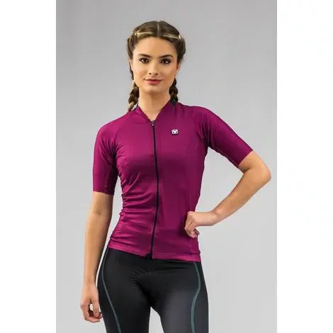 Camisa Ciclismo Free Force Feminina Start All Fit Wine Roxa