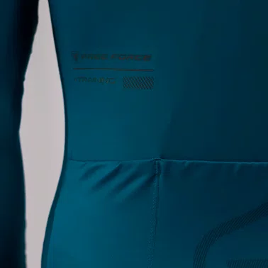 Camisa Free Force Masculina Manga Longa Training Azul