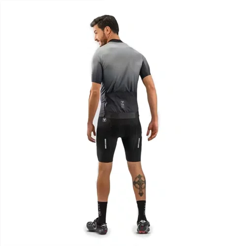 Camisa Ciclismo Free Force Masculina Start All Fit Steel Gradient Cinza