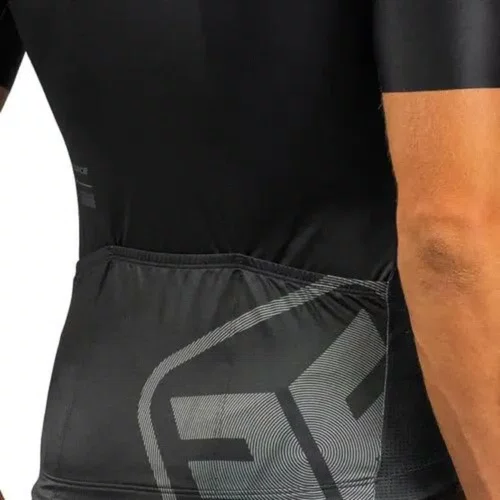 Camisa Ciclismo Free Force Masculina Training Blackout Preto