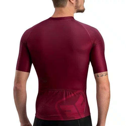 Camisa Ciclismo Free Force Masculina Training Bordo