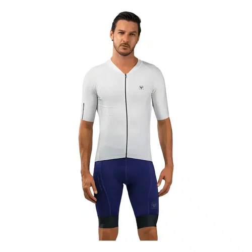 Camisa Ciclismo Free Force Masculina Training Branco