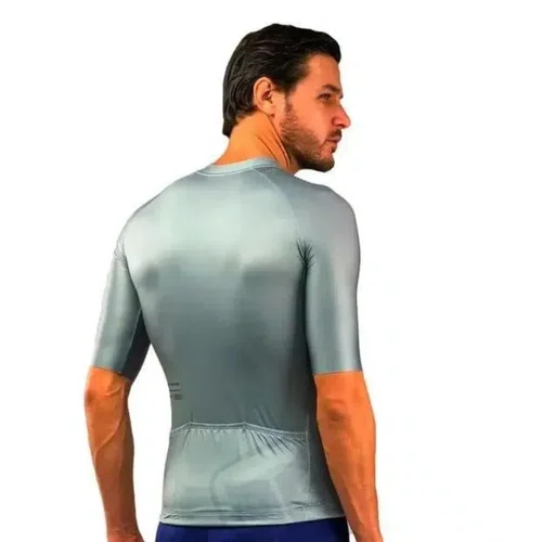 Camisa Ciclismo Free Force Masculina Training Gray Cinza