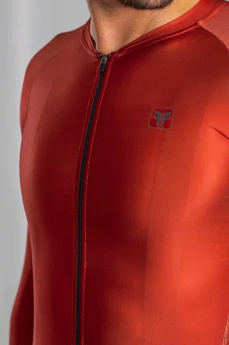 Camisa Ciclismo Free Force Masculina Training Ferrugem