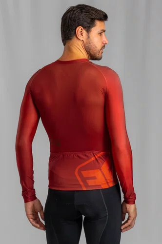 Camisa Ciclismo Free Force Masculina Training Ferrugem