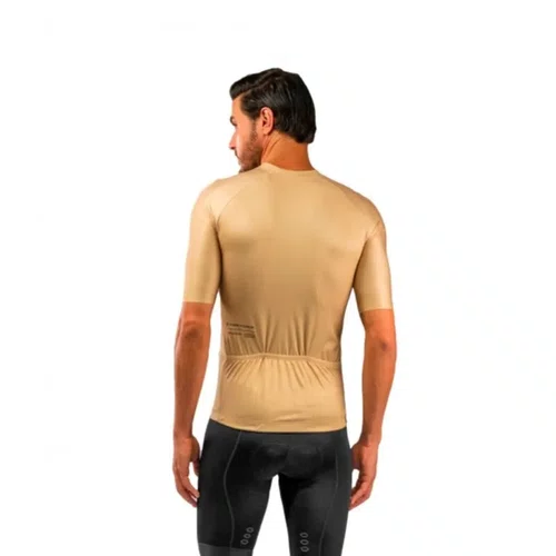 Camisa Ciclismo Free Force Masculina Training Sand Marrom Bege