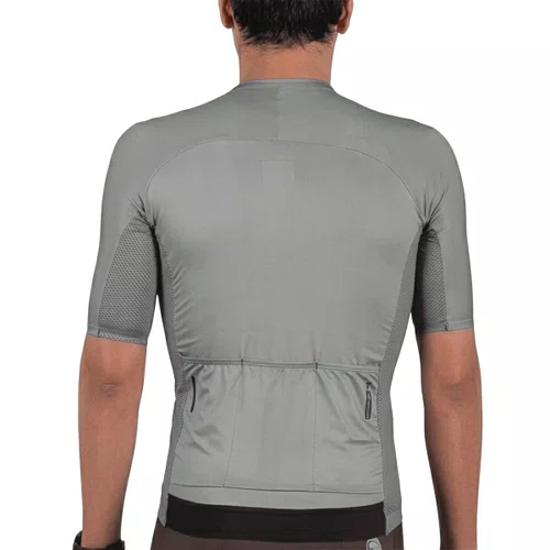 Camisa Ciclismo Mauro Ribeiro Masculino Linea Cinza Chumbo